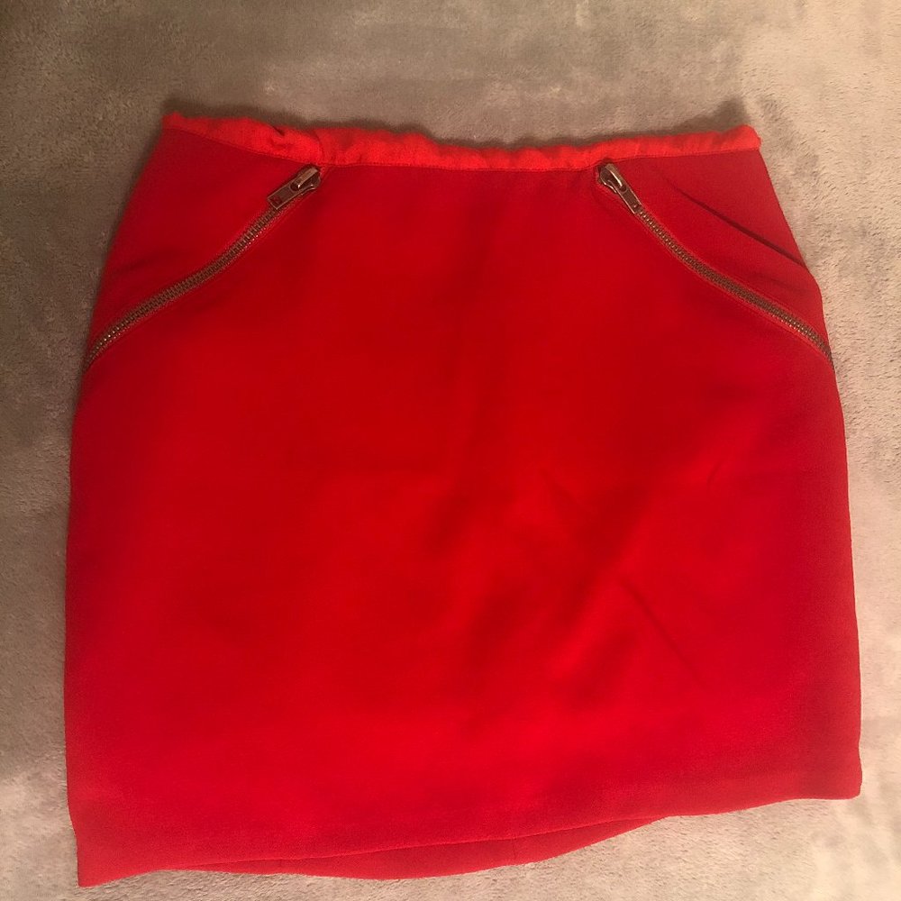 BCBGeneration Red Skirt - Picture 5 of 9